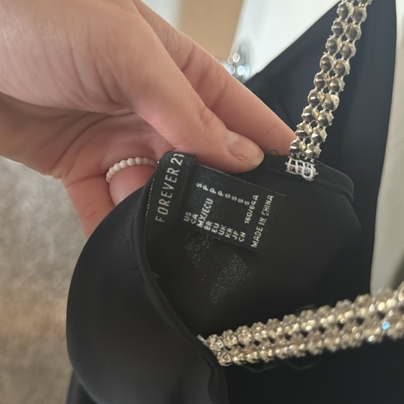Forever 21 rhinestone strap bodysuit - Picture 5 of 5